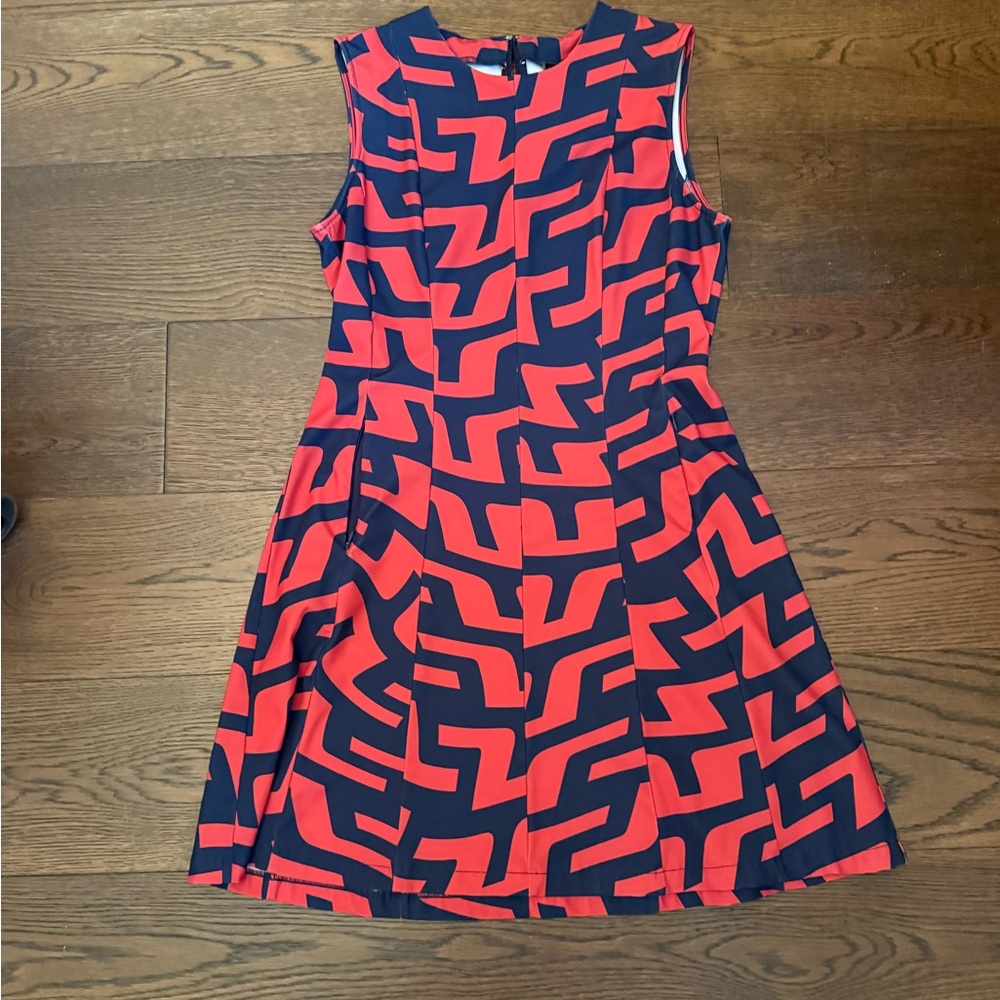 J. Lindbergh logo print golf dress